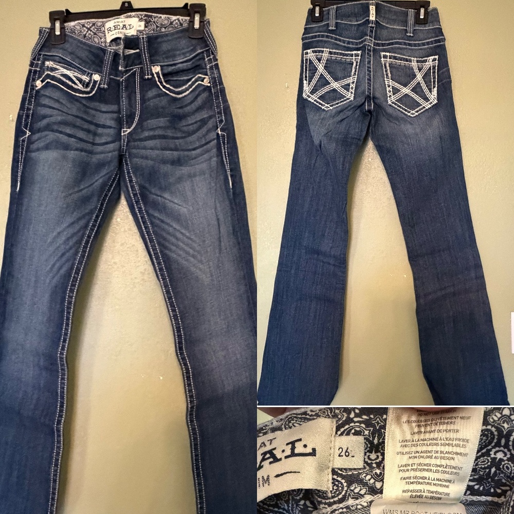 26L Ariat REAL Denim Jeans